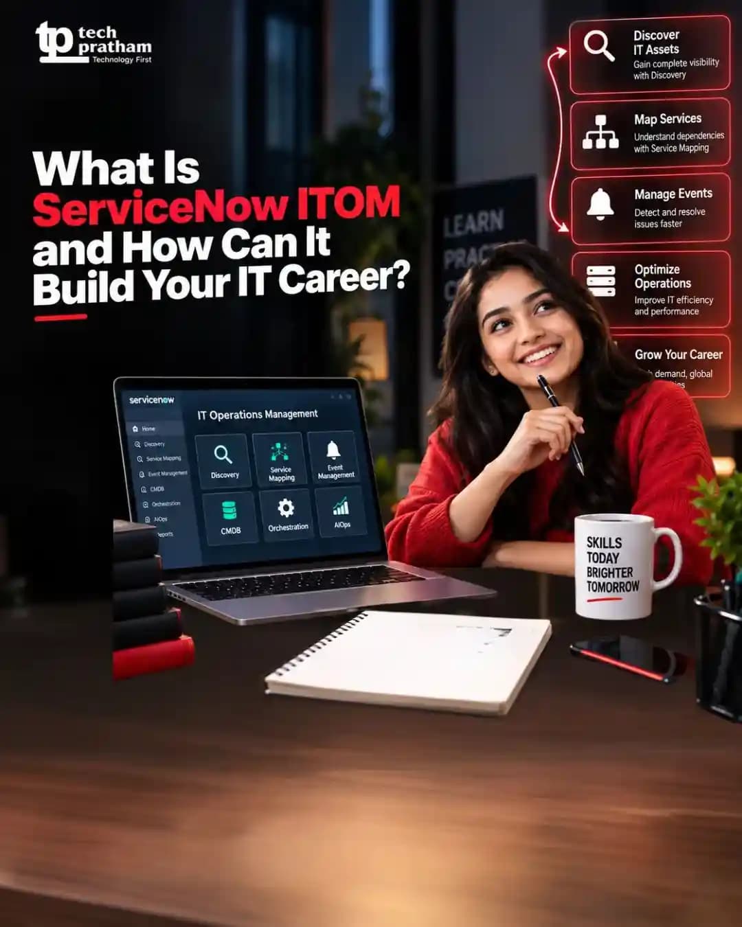 ServiceNow ITOM training, AI, certification, and IT career opportunities