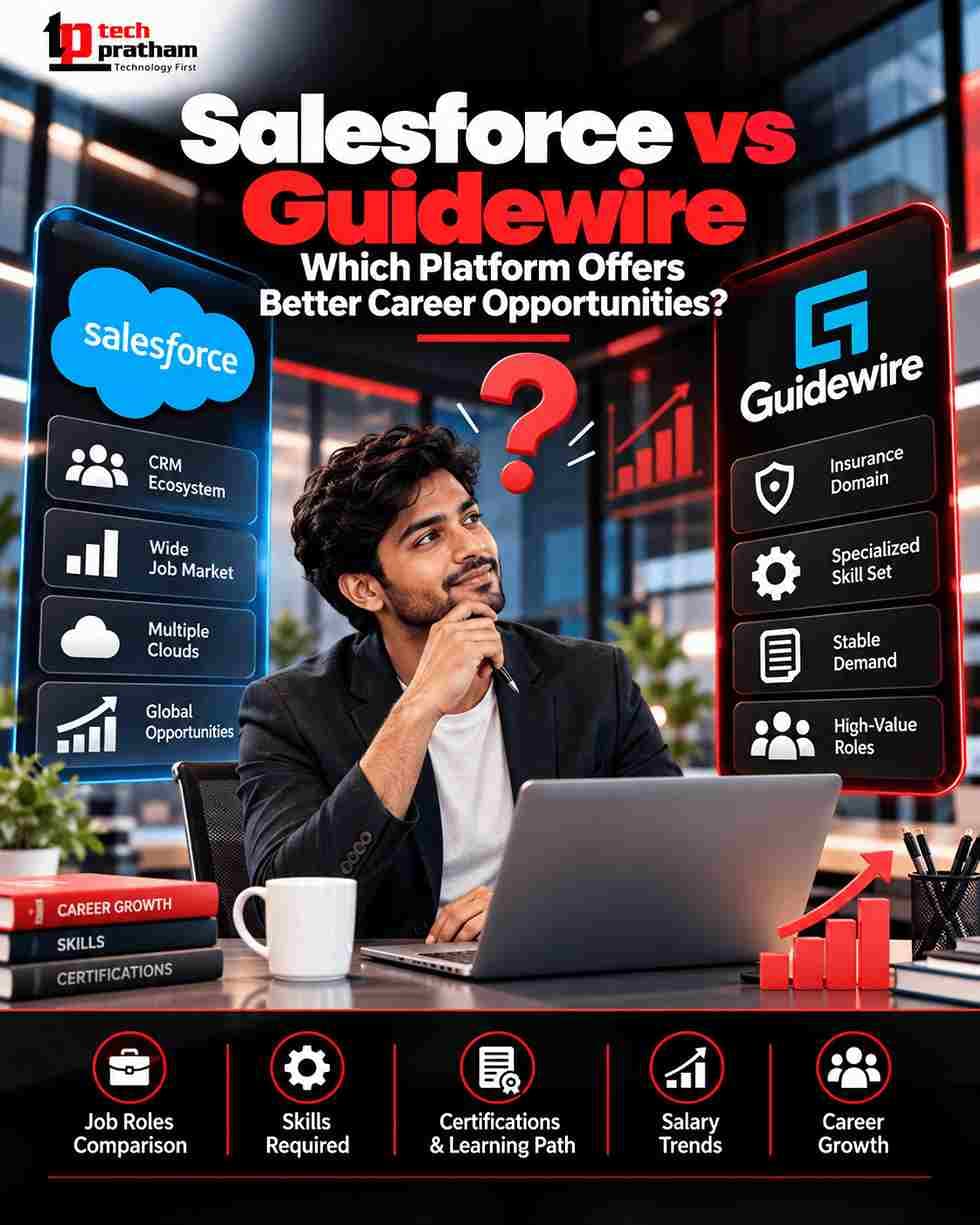 Salesforce vs Guidewire Career Opportunities, Job Roles, and Skills Comparison